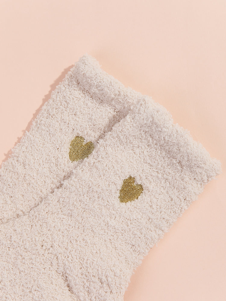 IVORY FUZZY SOCKS