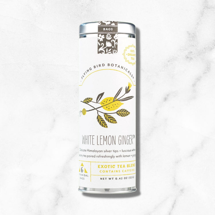 WHITE LEMON GINGER TEA
