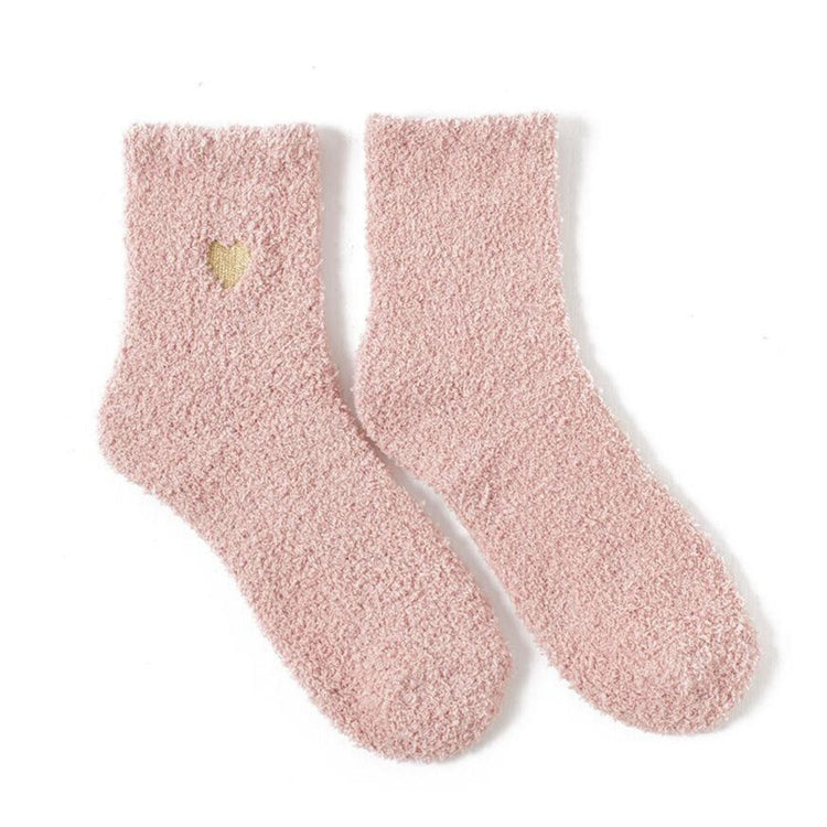 PINK FUZZY SOCKS