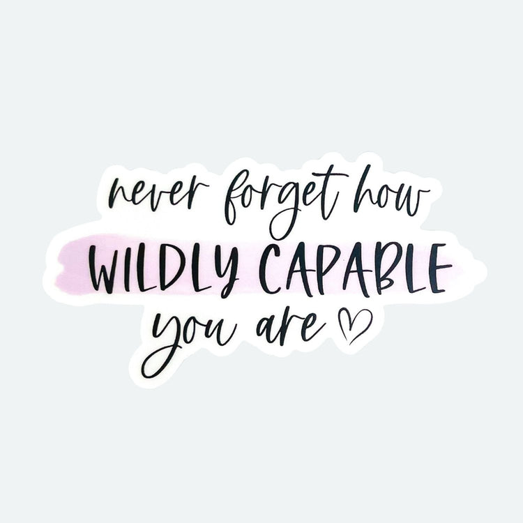 NEVER FORGET VINYL STICKER